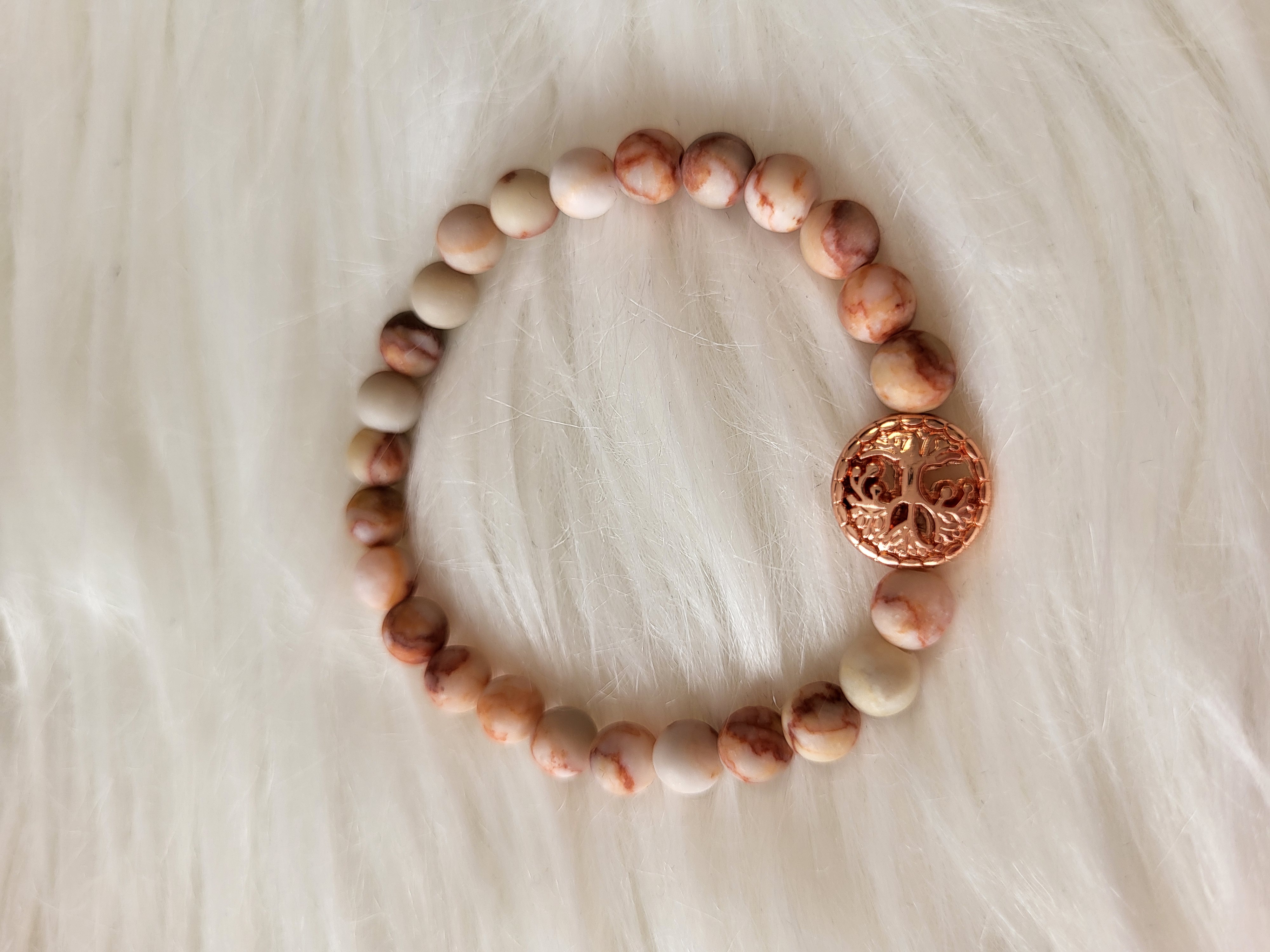 Matt Nestone, rose gold életfával