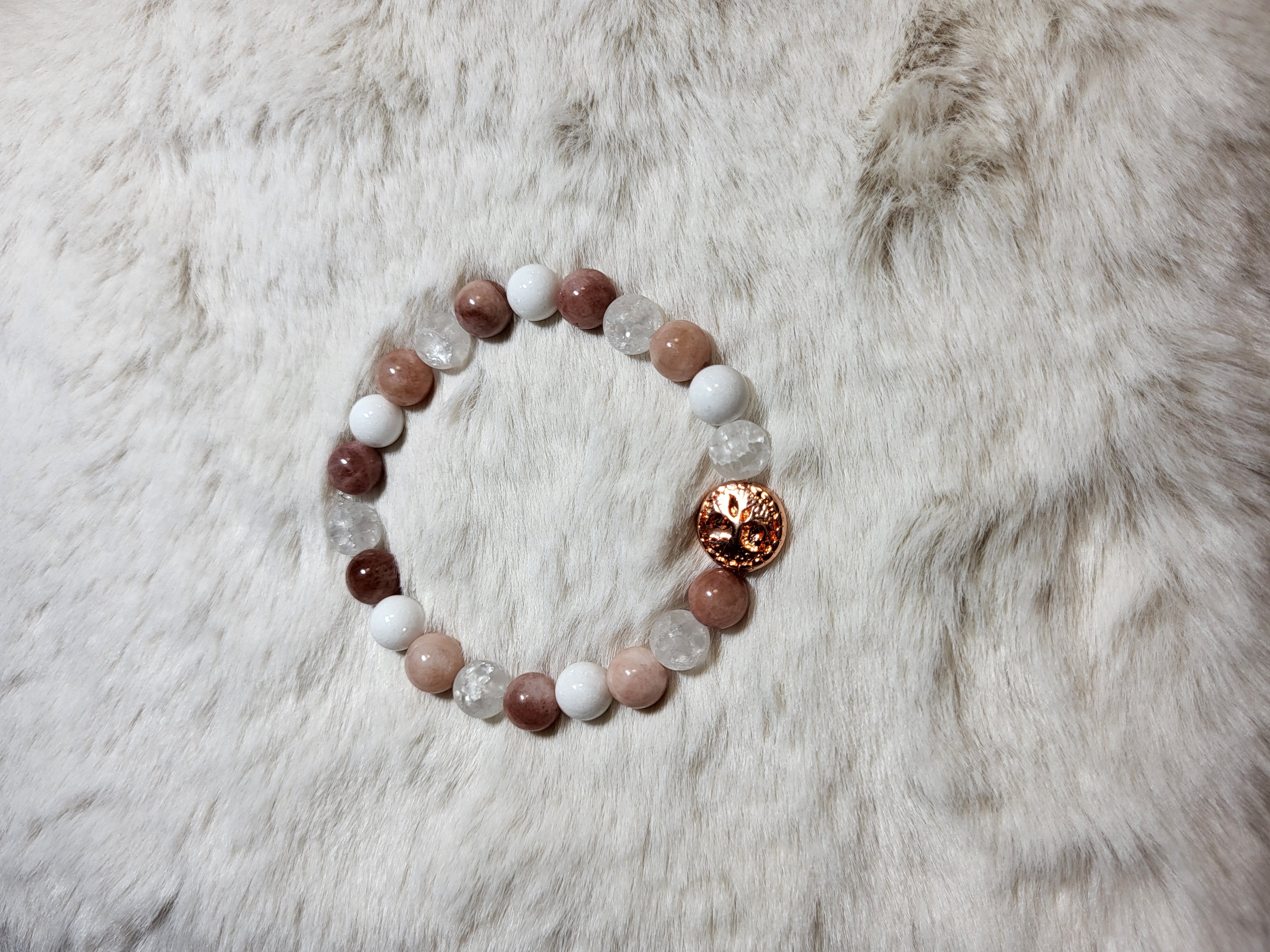 Jáde, Rose gold életfával